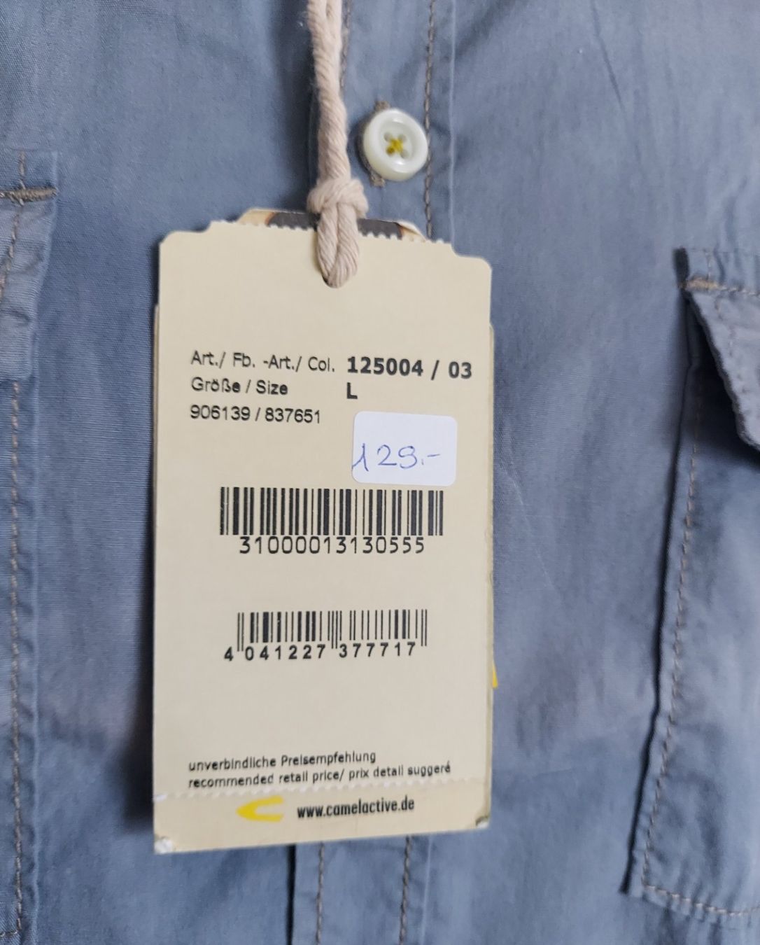 Camicie: Neues Camel Active Hemd, Grösse L, blau – Nuovo e nell'imballaggio originale da Basel venduto da Mazzo84 2