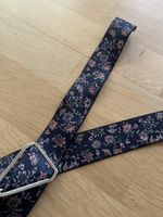 Hosenträger gemustert dunkelblau