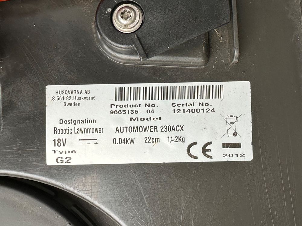 Batterie Pour Robot Gardena R160, Husqvarna Automower 220 AC, 230 ACX