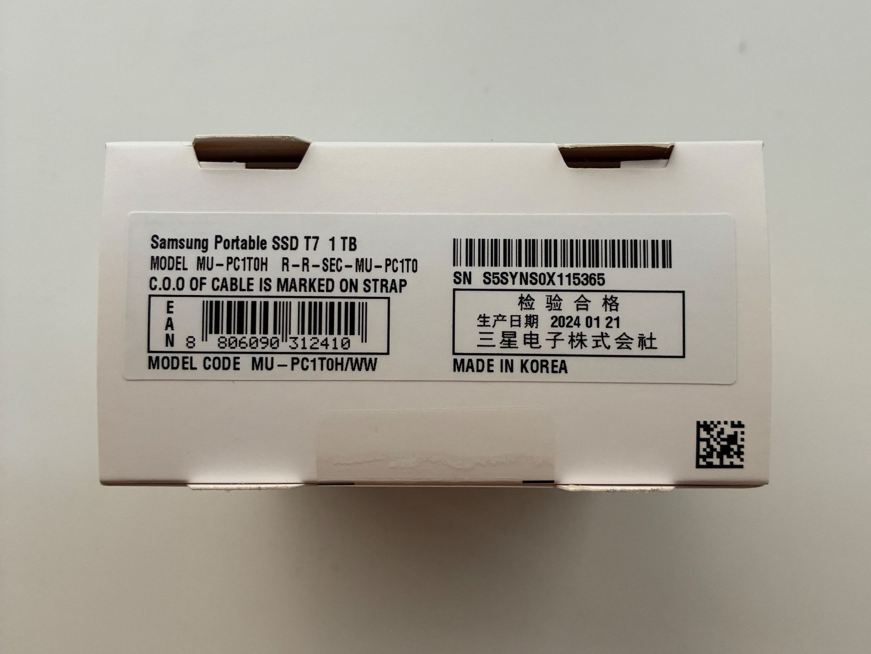 Samsung Disques durs: Samsung Portable SSD T7 1TB – Neuf avec emballage d'origine à Yverdon-les-Bains par Albinug 3