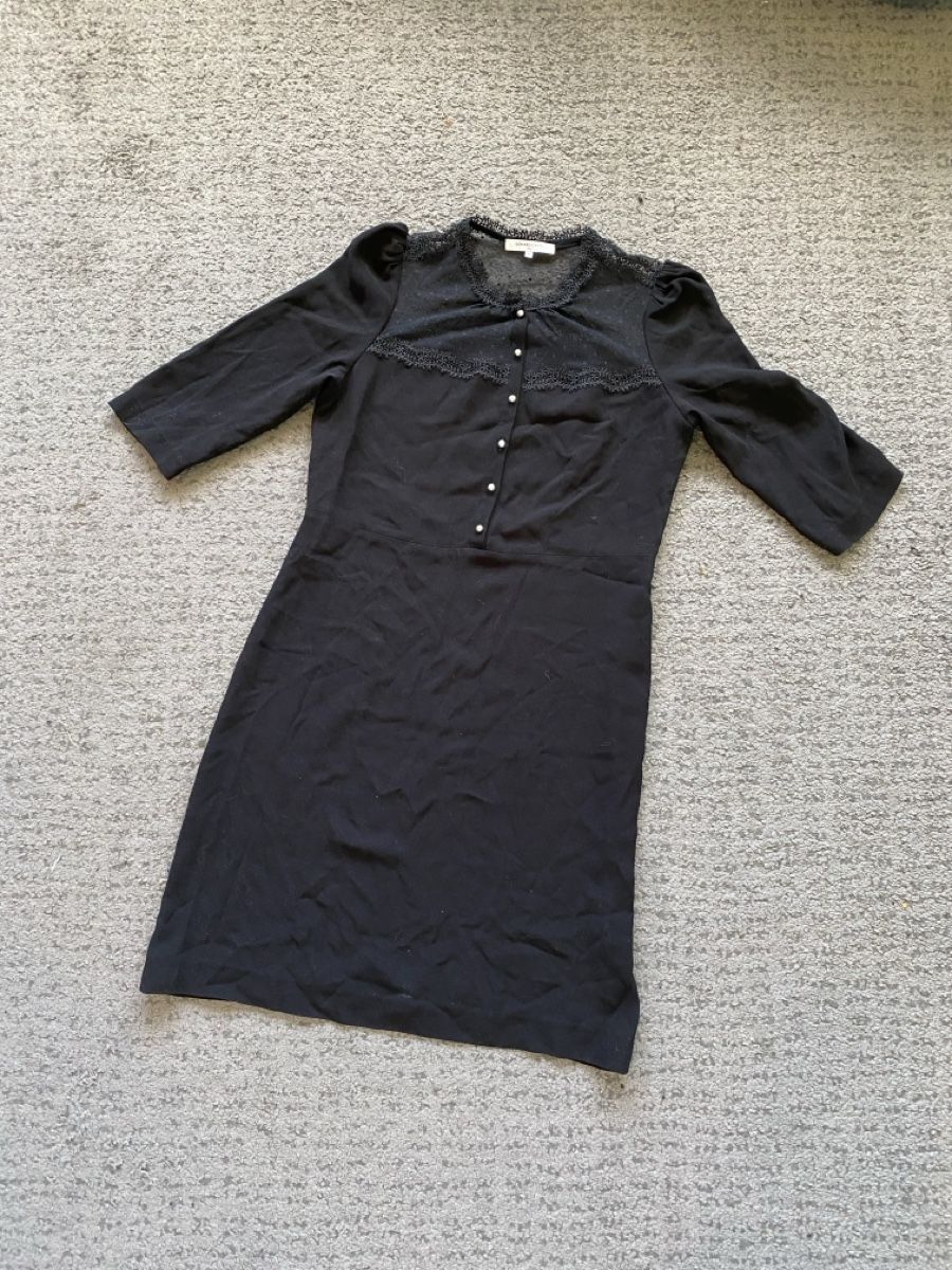 Gérard Darel Vestiti: Robe Gerard Darel taille 40 noir à dentelle  – Usato da Genève venduto da eth_6qs6