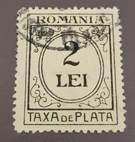 Rumänien Steuermarke alte briefmarke