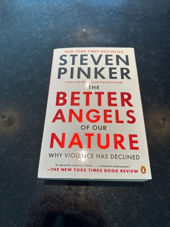 Better Angels of Our Nature Steven Pinker Bestseller NEW | Acheter sur ...