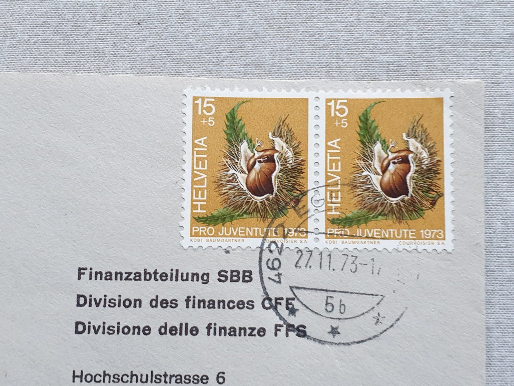 Tutti i francobolli: (120) Pro Juventute 1973 mit Frühstempel – Usato da Schwarzhäusern venduto da Inot3 1