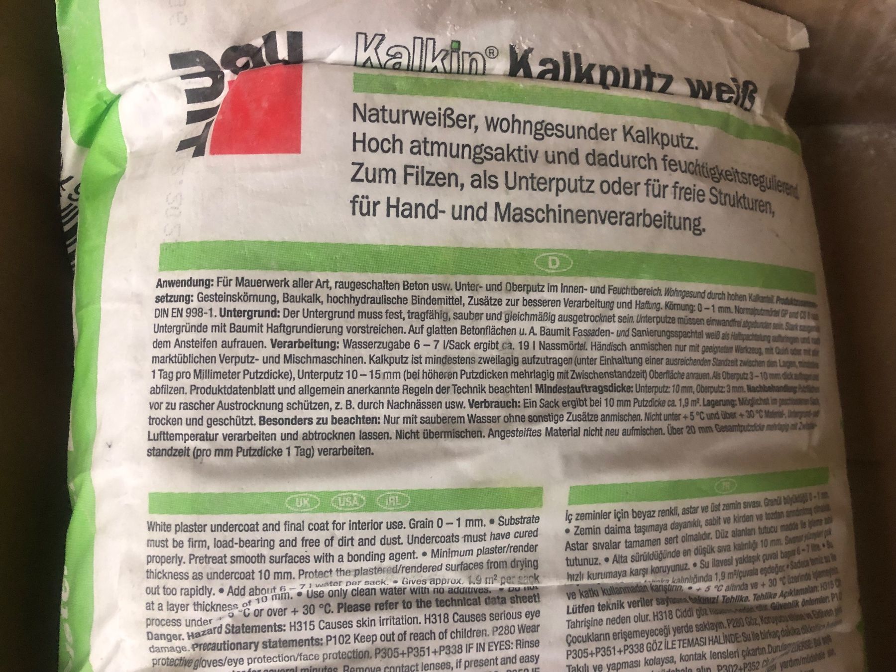 Füllmaterial: Baumit Klima Glätt + kalkputz – Gebraucht aus Lenk-im-simmental von gui_5qh5 4