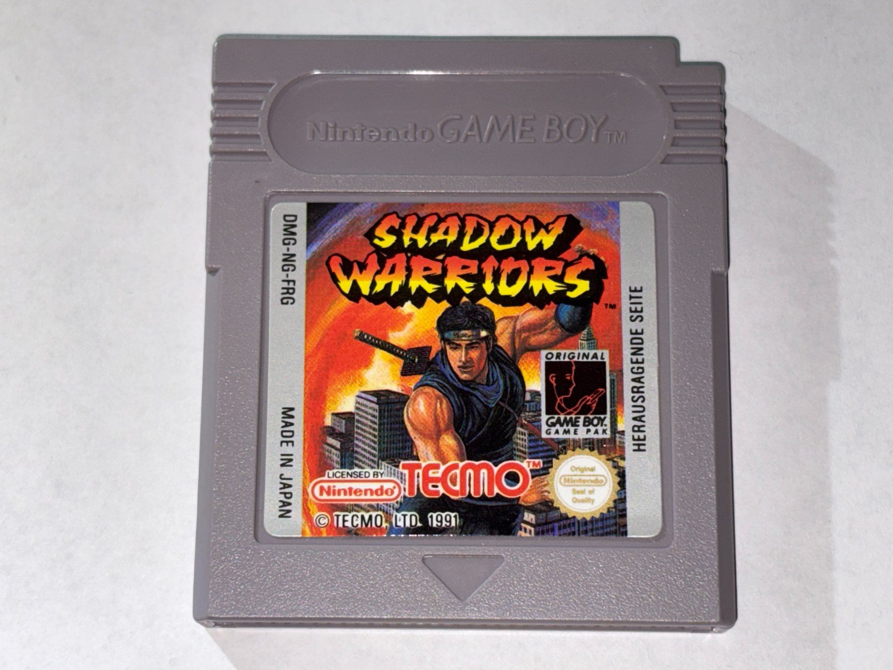 Nintendo Giochi: Shadow Warriors - Nintendo Game Boy - FRG Modul – Usato da Zürich venduto da VintagePalace