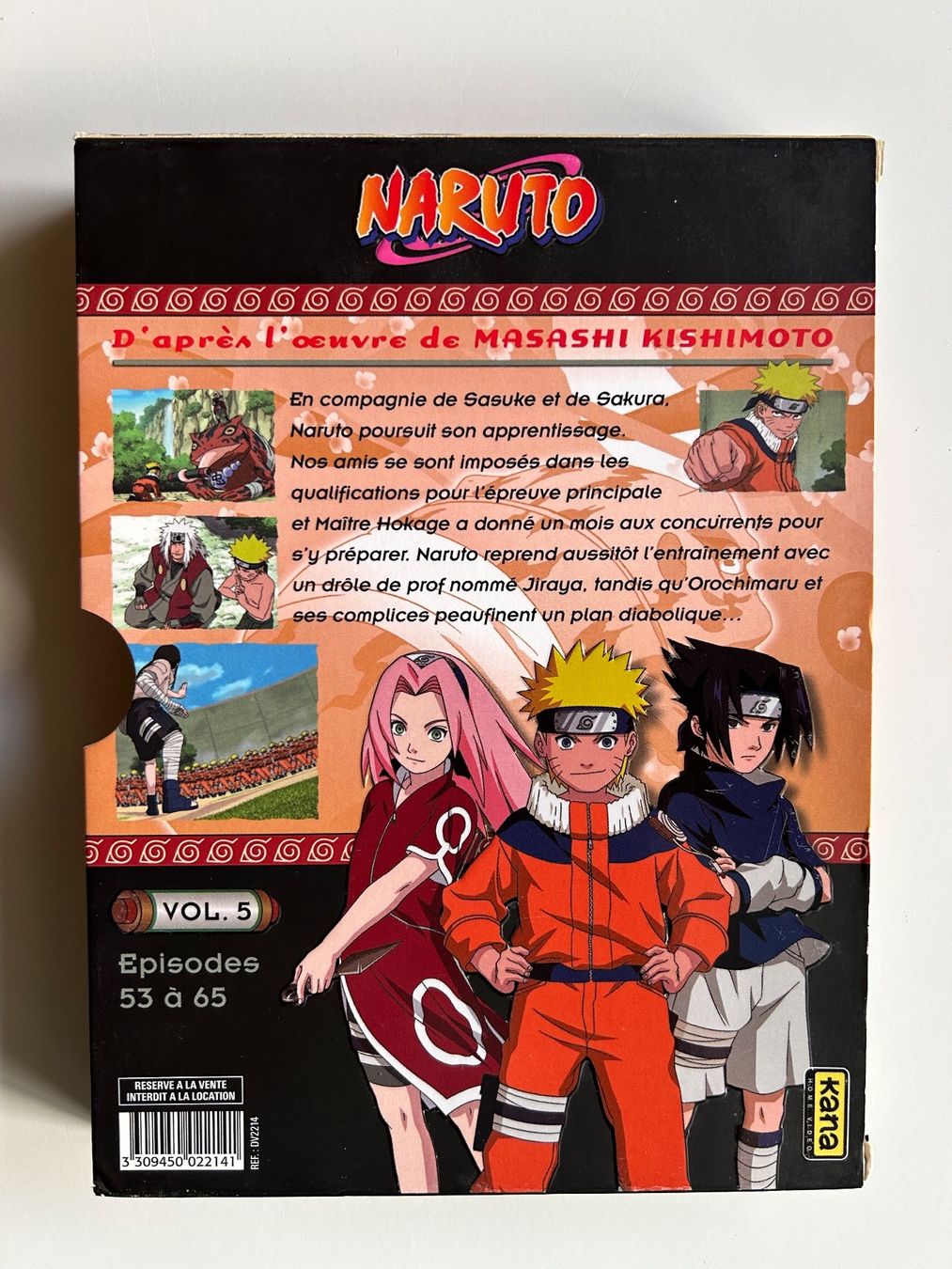 Tutti i DVDs: NARUTO VOLUME 5 – Usato da St-Cierges venduto da Crisi53 1
