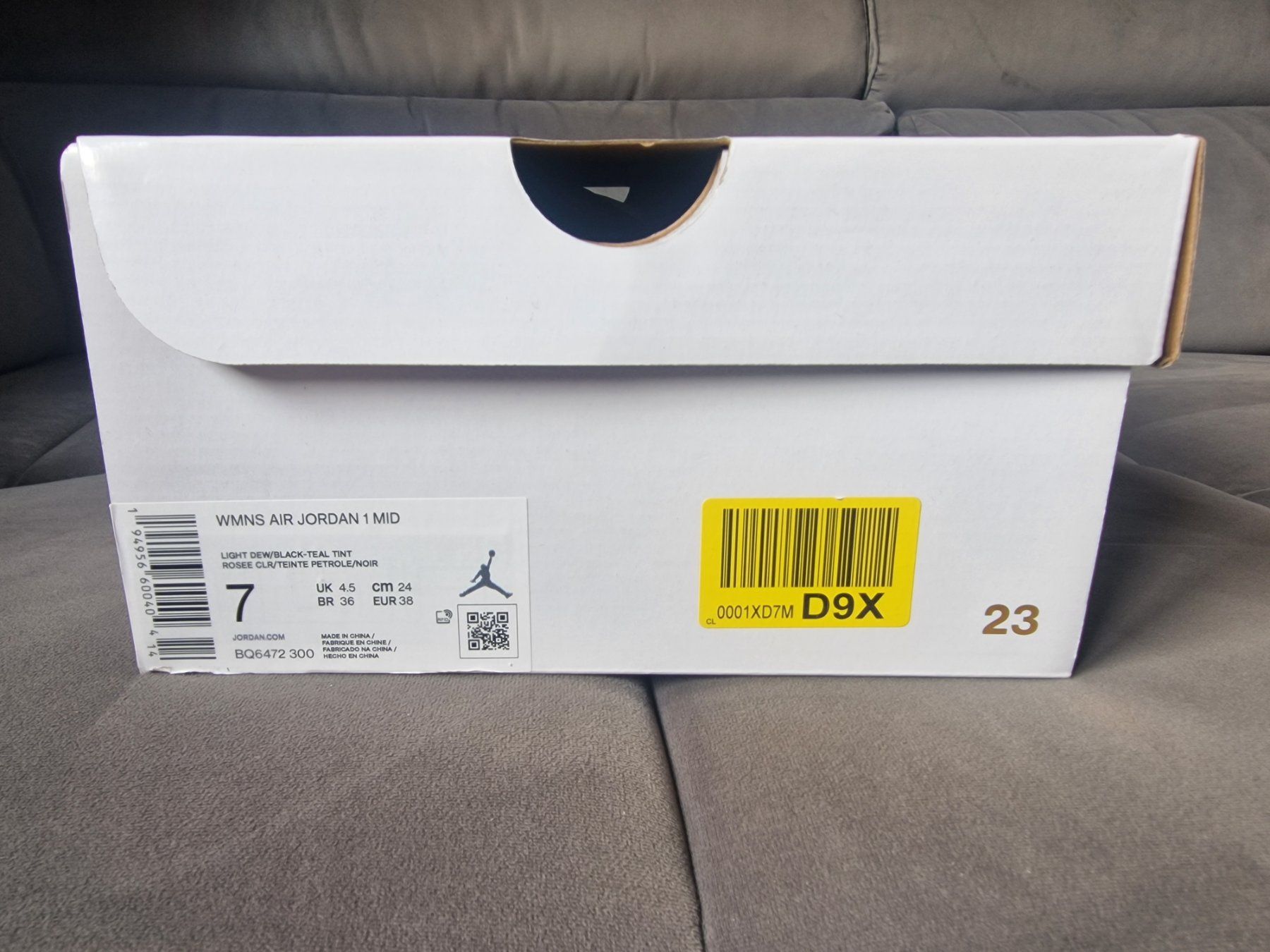 Jordan Damenschuhe: Air Jordan 1 Mid Turquoise Taille 38 – Neu (gemäss Beschreibung) aus Vuisternens-Ogoz von Gwen1109 3
