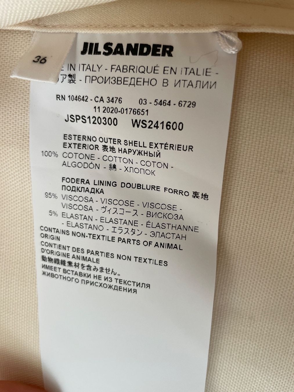 Jil Sander Mäntel: Jil Sander off white oversized Mantel – Neu (gemäss Beschreibung) aus Zürich von pau_7n7n 2