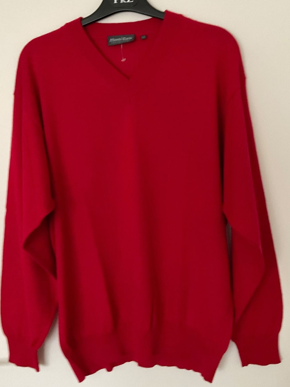 Maglioni & Felpe: Monte Carlo 50% Wolle Herren Pullover Gr 52 rot NEU – Nuovo (secondo la descrizione) da Urdorf venduto da alda02
