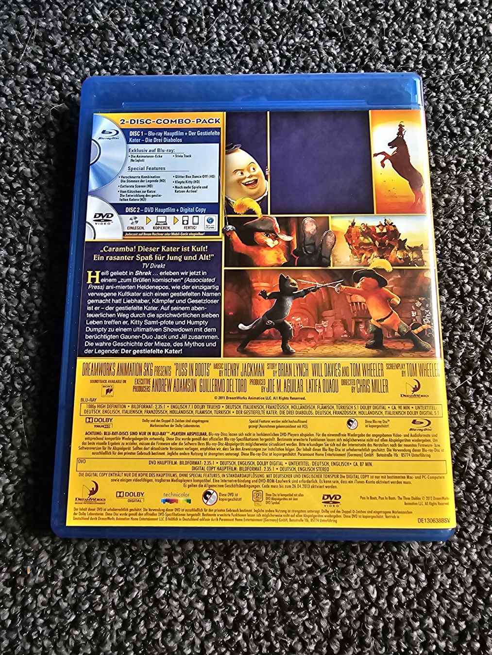 Tutti i DVDs: Der gestiefelte Kater Blu-ray – Usato da Ruswil venduto da jan_bxl5 1