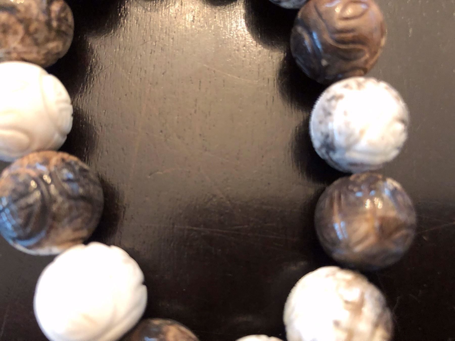 Bracciali & Braccialetti: SPEZIELLES ARMBAND MARMORISIERT, PERLE – Usato da Meggen venduto da Meggeni 2