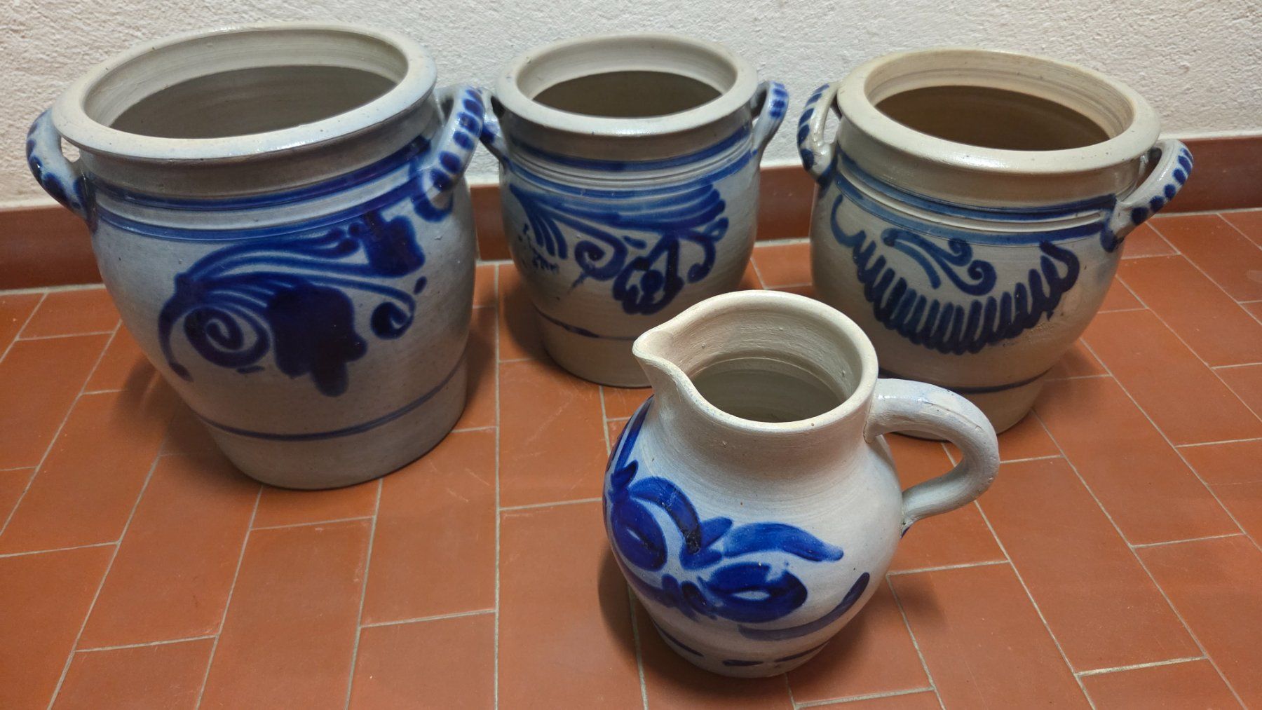 Vasi & Recipienti: Pot Grès ancien bleu cobalt (Westerwald) – Usato da Corseaux venduto da 4CAHUETE