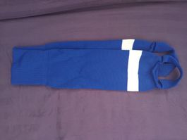 Fussballstulpen blau weiss (3 Paare)