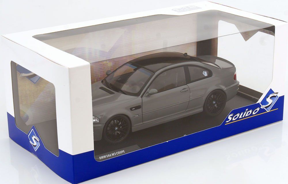 BMW Modellautos: BMW M3 Coupé E46 2000-2006 dunkelgrau / schwarz       1:18 – Neu und originalverpackt aus Gerlafingen von espero88 3