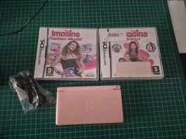 Pink Nintendo DS Lite + Imagine Games - Great Gift!