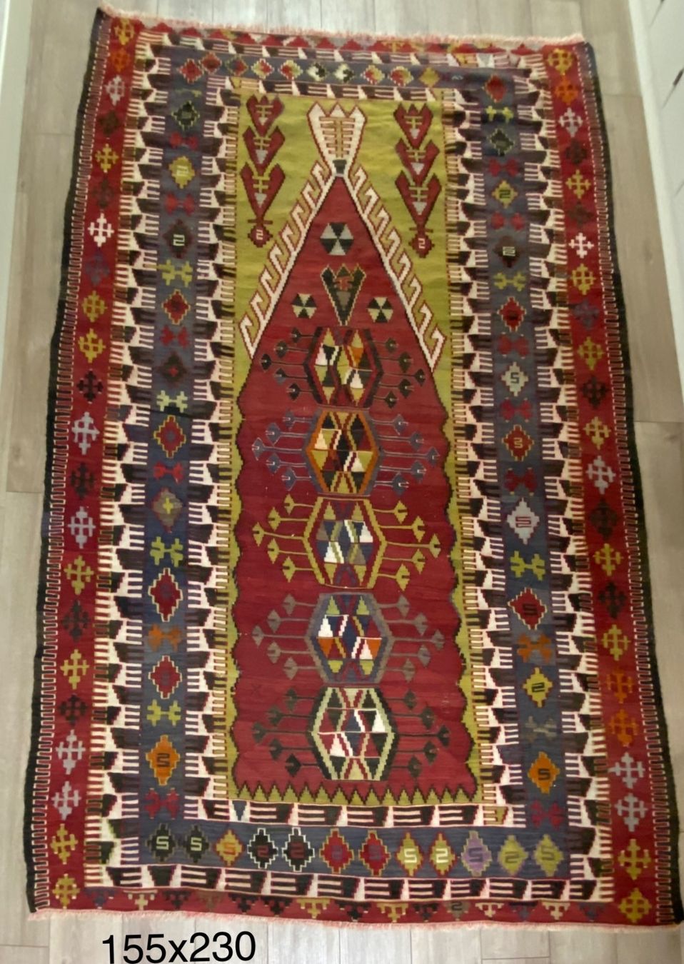 Kelim Tappeti: Anatolien Kelim 230x155.cm – Usato da Büron venduto da Filadefia-888
