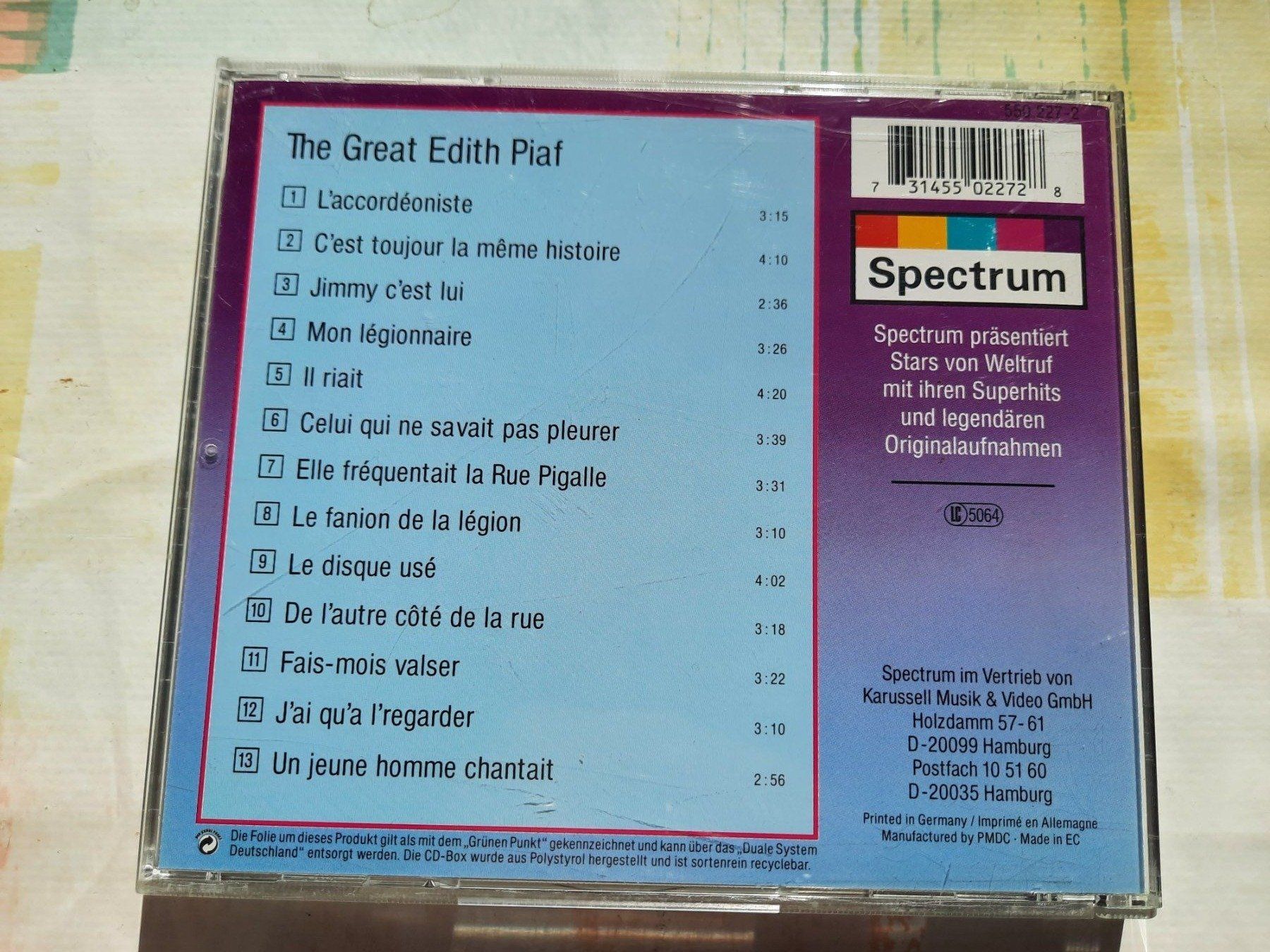 CDs: CD The Great Edith Piaf  – D'occasion à Pully par bro_n52j 1