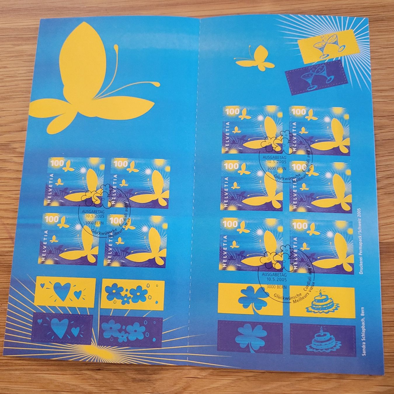 Alle Briefmarken: Markenheftchen Carnet De Timbre Bern 2005 – Gebraucht aus Biel/Bienne von Destockweb 1