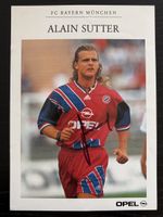 Alain Sutter signierte Autogrammkarte