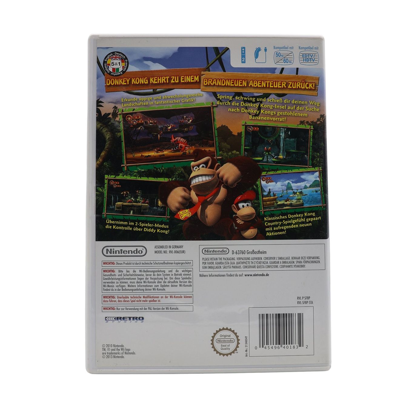 Nintendo Spiele: Donkey Kong Country Returns - Nintendo Selects - WII – Gebraucht aus Paudex von dindeboy 2