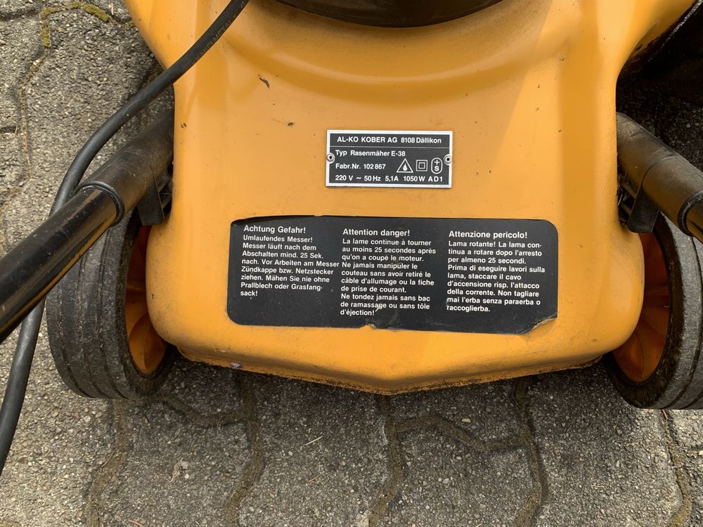Rasenmäher: Rasenmäher elektrisch – Gebraucht aus Glattfelden von Nusa800 2