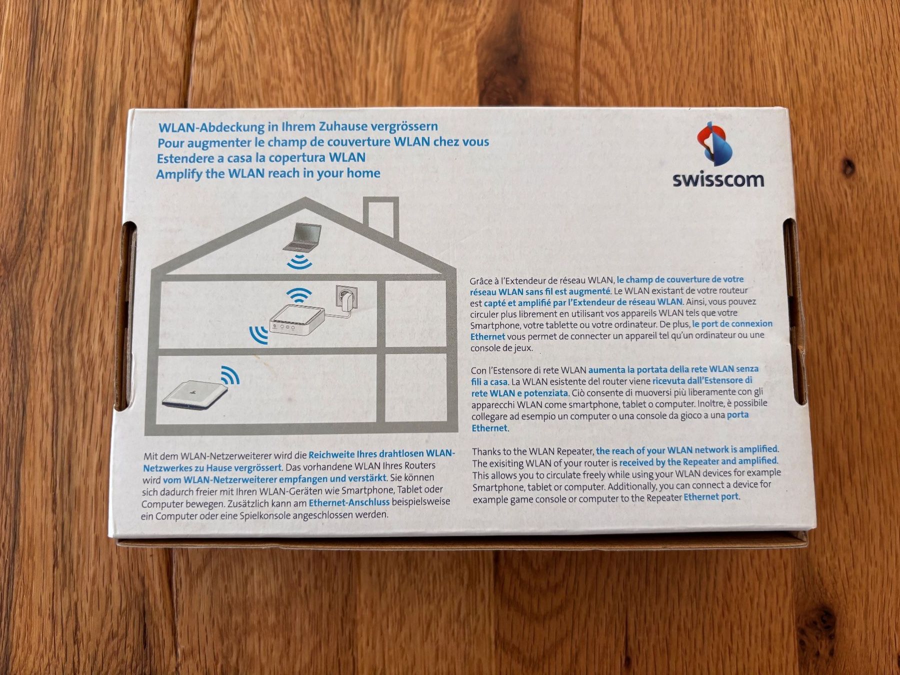 Swisscom WiFi: Swisscom WLAN Repeater / Verstärker / Netzerweiterer – Nuovo (secondo la descrizione) da Neunkirch venduto da liquidationen_8152 1