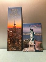 2.50 Fr. !!❗2x Blech Schilder N.Y. Empire & Liberty - USA