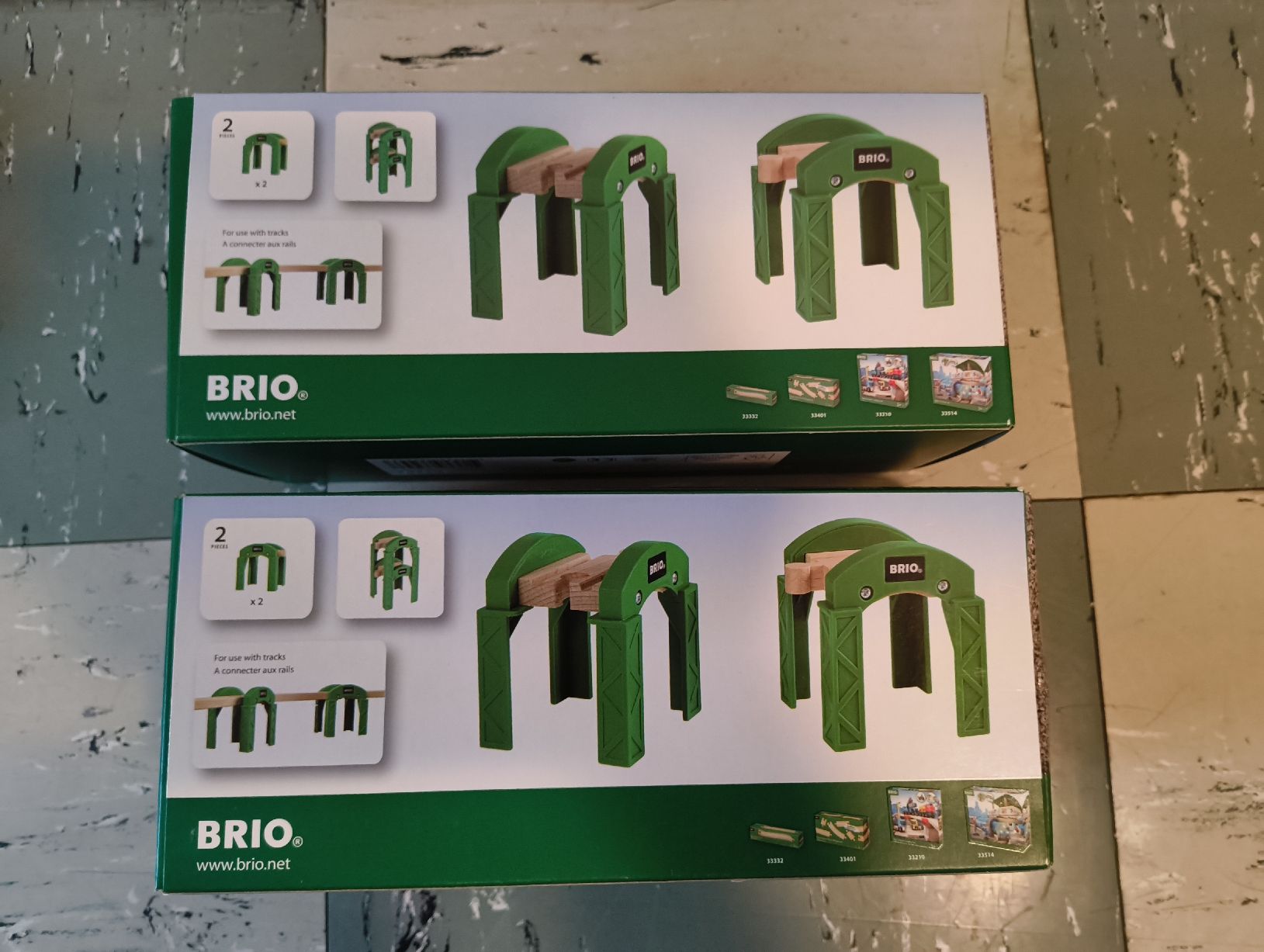 Brio Spielzeuge: 2Pack Brio Set 33253 Stacking Tracks Support Brücke Hochbahn – Gebraucht aus stettlen von VintageBern_ch 1