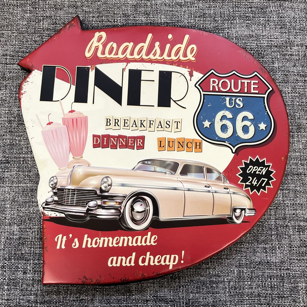 Insegne: Metal Art Schild Diner Route66 – Nuovo (secondo la descrizione) da Schwyz venduto da rs-trend