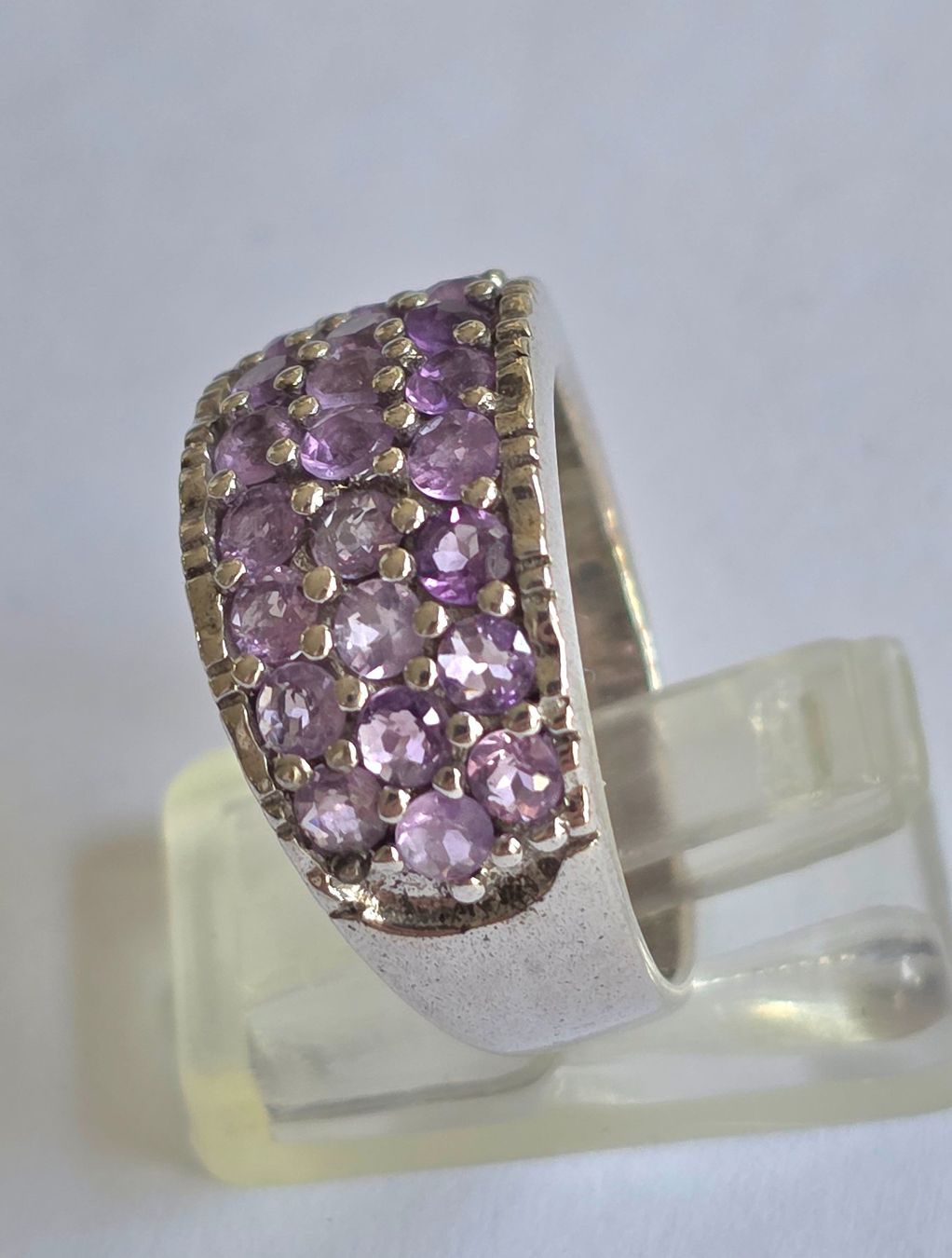 Anelli: Amethist Fingerring – Nuovo e nell'imballaggio originale da Zürich venduto da adriben 4
