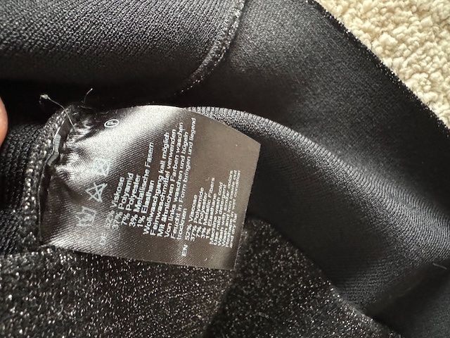 Hallhuber Pullover & Sweatshirts: HALLHUBER Pullover Schwarz Lurex Milano Strick GrM – Gebraucht aus Zuerich von Moochie 1