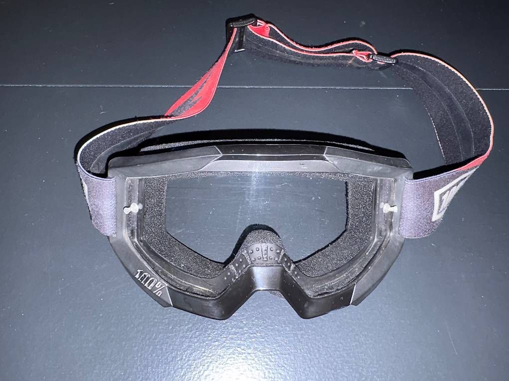 Occhiali & Lenti: 100% Strata MTB-/MX-Goggle Erwachsene, klares Glas – Usato da Chur venduto da TanusJ 1