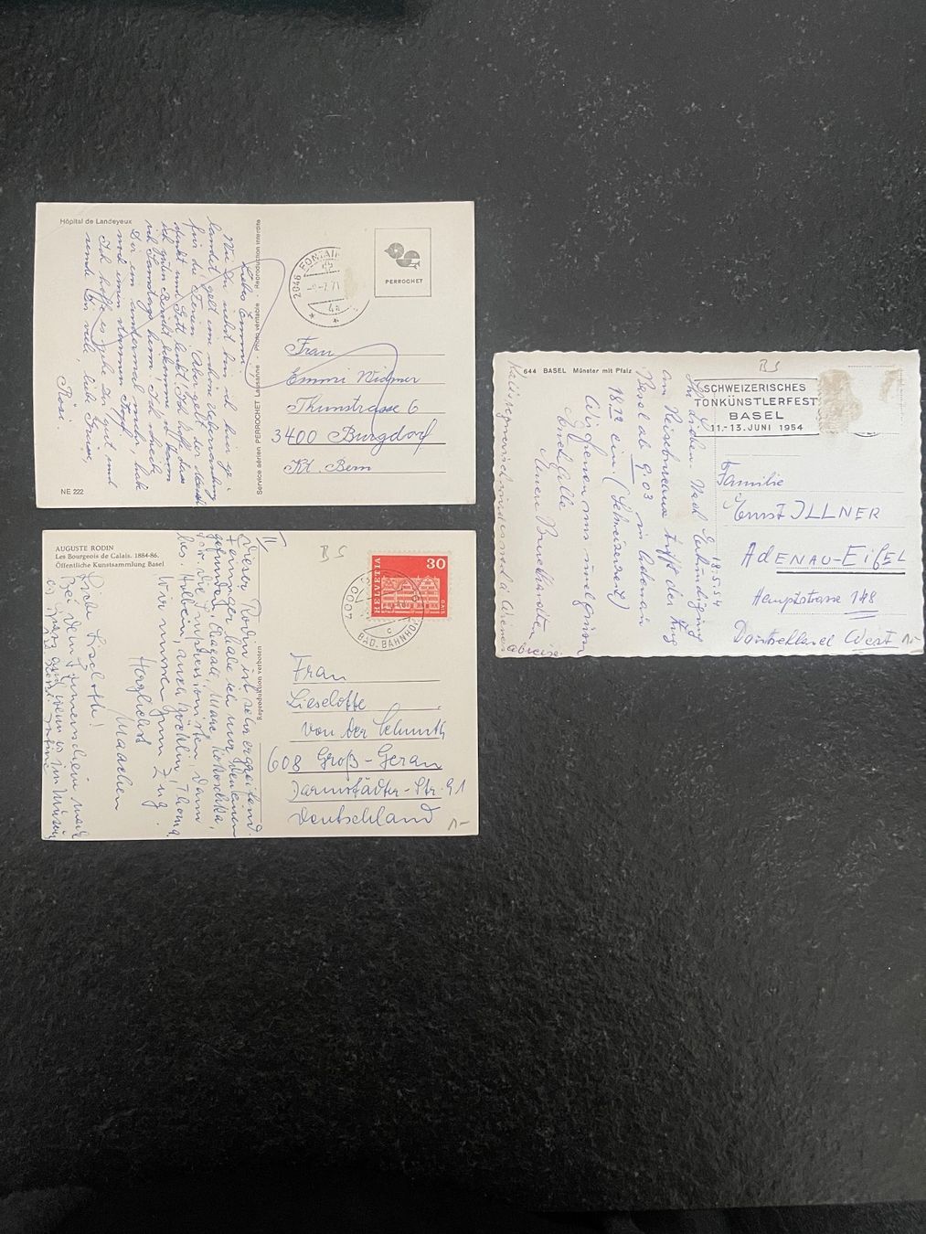 Ansichtskarten: Alte Postkarten Basel – Gebraucht aus Laufen von car_2fnm 1