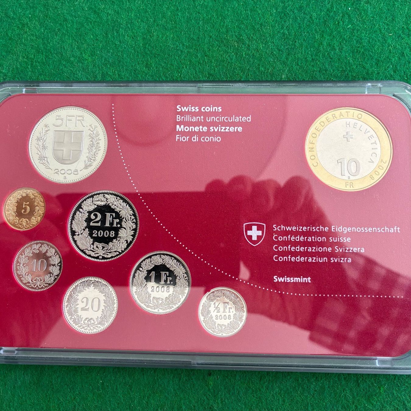 Alle Münzen: CH  Münzsatz  2008  stgl – Neu und originalverpackt aus Viganello von Plausch8 1