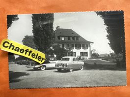 Vintage Postkarte Hotel J. Rousseau, La Neuveville, BE