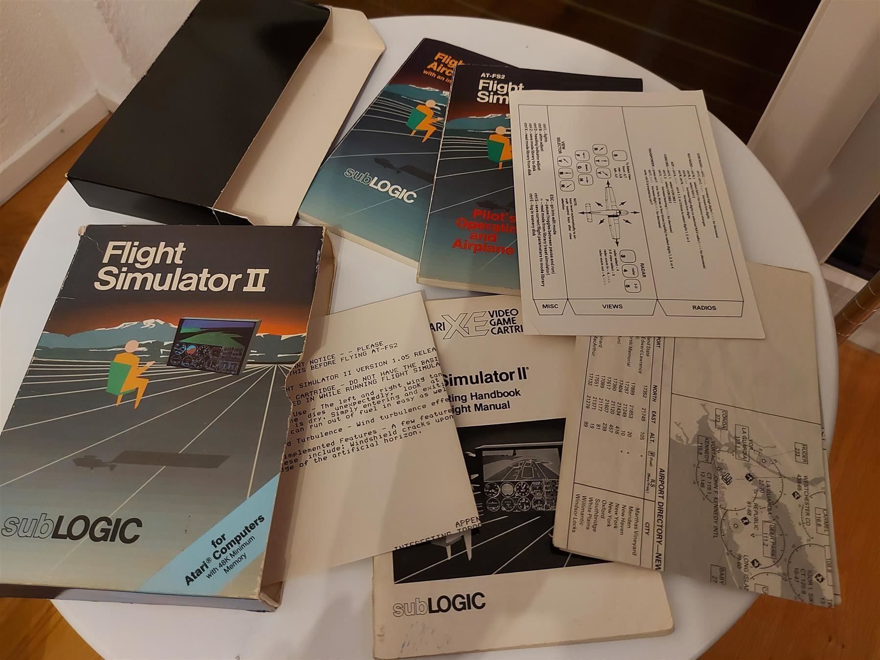Giochi: Flight Simulator 2 Atari 400 XL Box ohne – Usato da Aarau venduto da Kaesekuchen2000 1