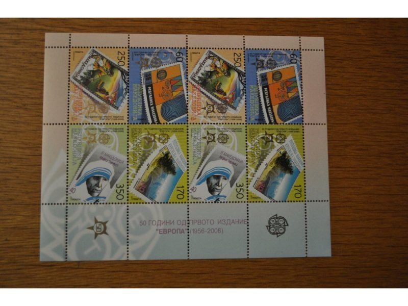 Tutti i francobolli: Mazedonien 2005 ** Kleinbogen (R20) – Usato da Zeihen venduto da Hammerpreise