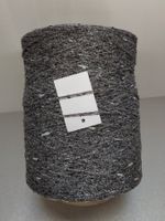 Tweed Bourette Seide Lurex FB Silk 395g grau silber 5-fach