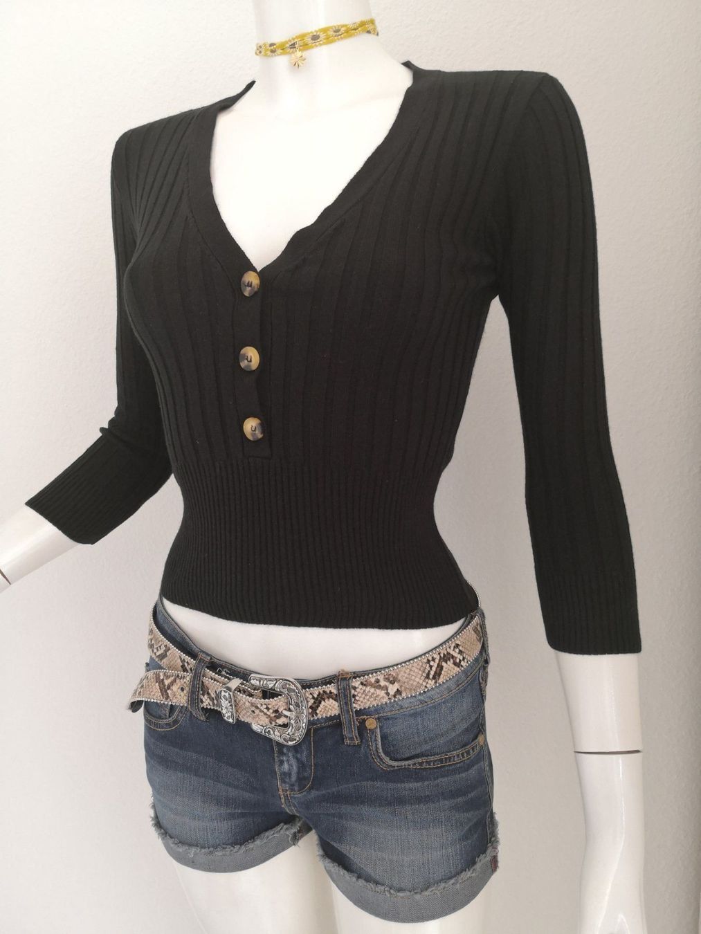 Mango Maglioni & Felpe: 🤩MANGO STRICK PULLOVER SCHWARZ & KNÖPFE NEU & D&G P. – Nuovo (secondo la descrizione) da Olten venduto da Naja-Twins-Twins 4