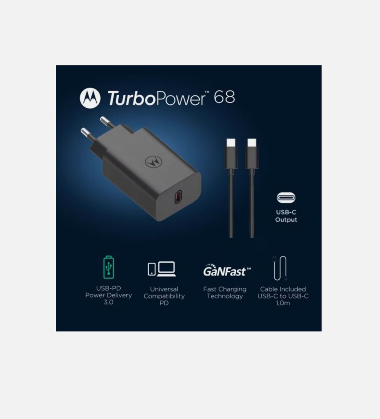 Motorola Caricabatterie: Motorola TurboPower 68 – Nuovo e nell'imballaggio originale da Winterthur venduto da Pcline1 3