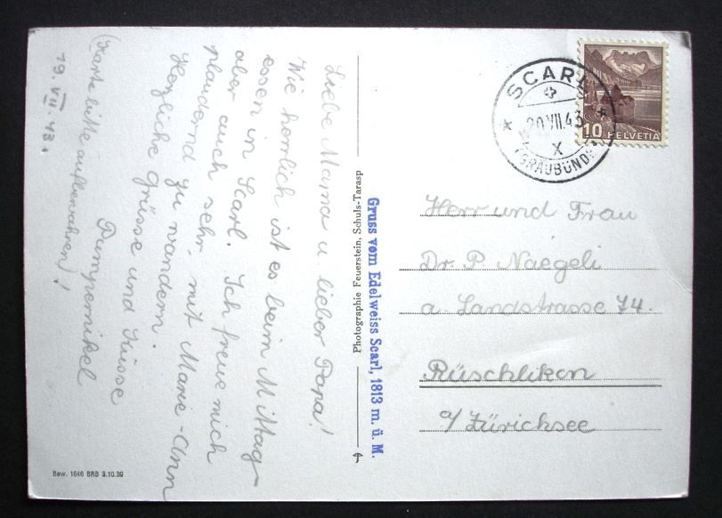 Cartes postales: SCARL mit Pisocgruppe – D'occasion à Jona par philajona 1