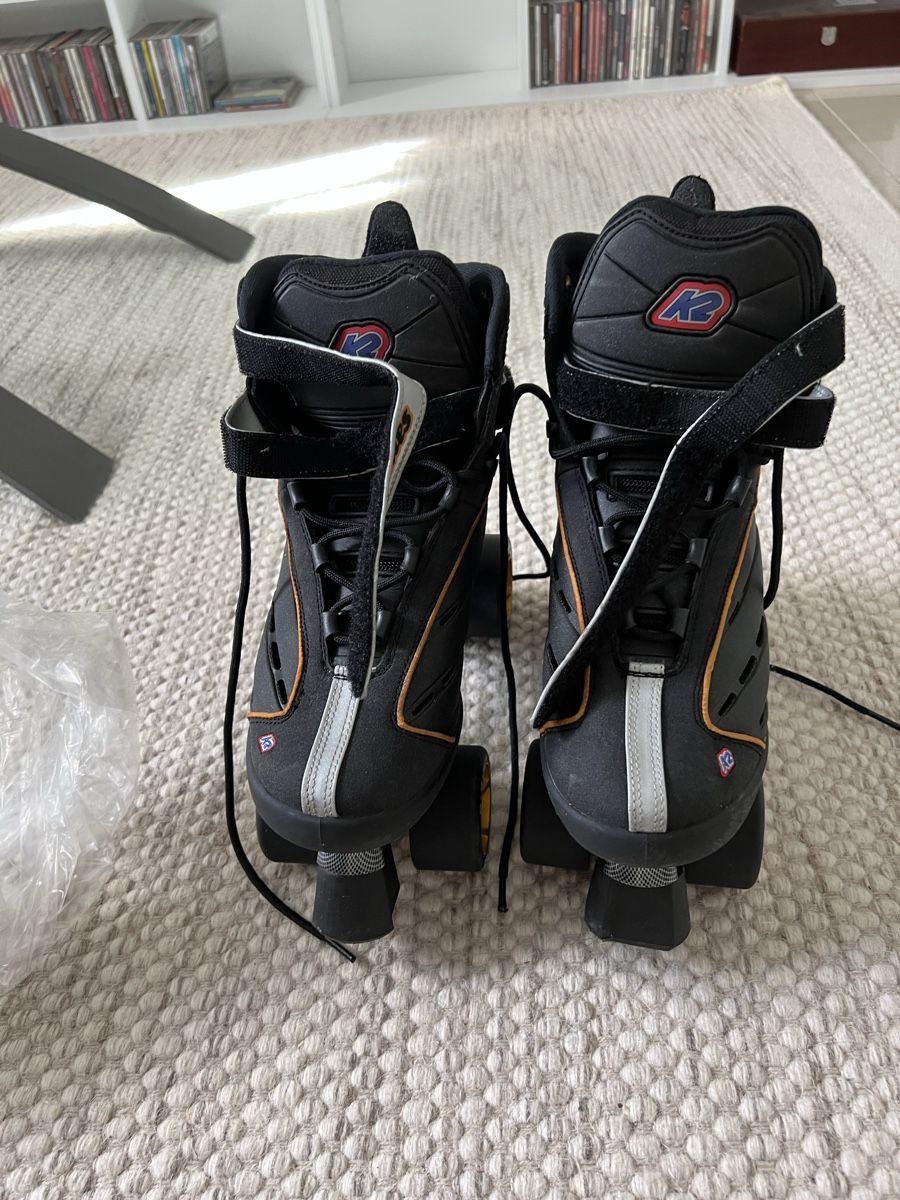 K2 Pattini in linea & Pattini a rotelle: Rollerskates K2 schwarz gold (neu) – Nuovo e nell'imballaggio originale da Hinwil venduto da rku_w9yc 3