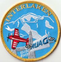 RUAG Interlaken Airshow 2007 seltenes Sammlerst.Stoff 2007