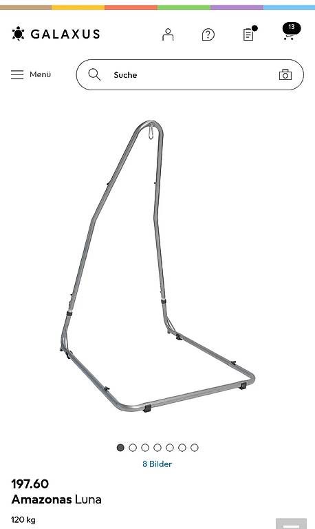 Poltrone pensili da giardino: Hängesessel-Gestell indoor/outdoor – Usato da Wolfhausen venduto da lho_lg9y 1