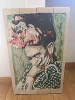 Holzbild Frida Kahlo