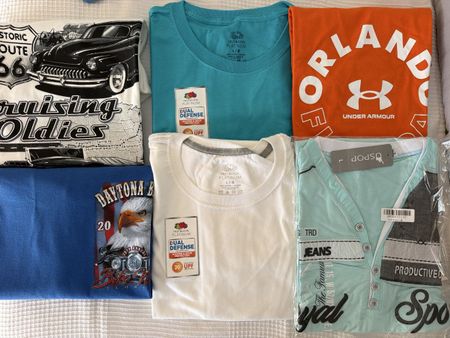 6 T-Shirts Herren verschiedene Motive NEU