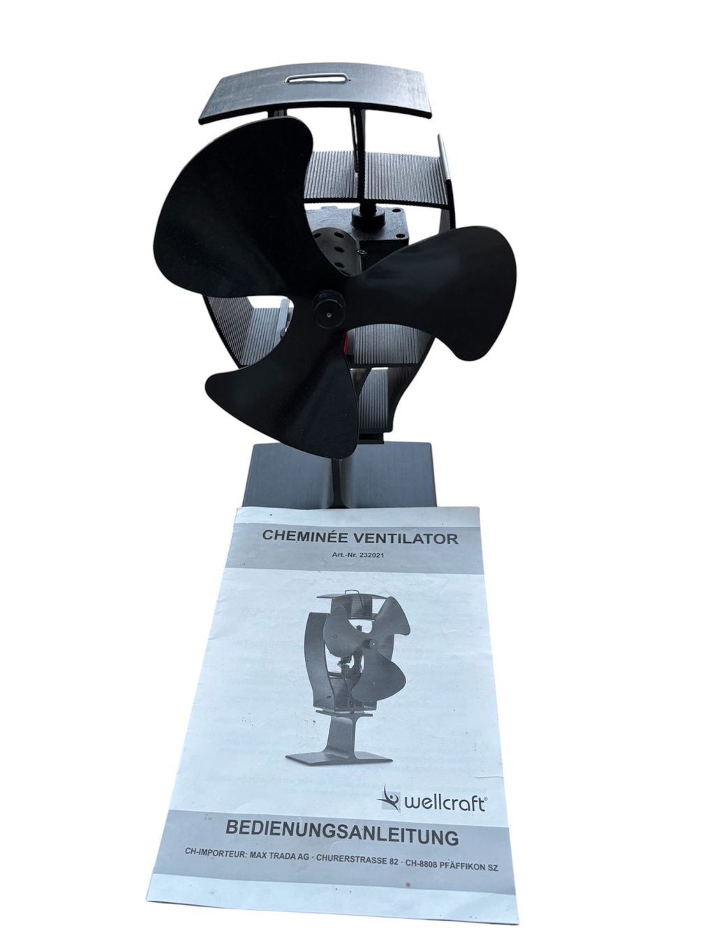 Ventilatori: Cheminée-Ventilator, schwarz, metall, neuwertig – Usato da Lausen venduto da Zotty1