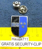 AARGAU KANTONS-WAPPEN ALT EMAIL PIN SILBRIG VINTAGE