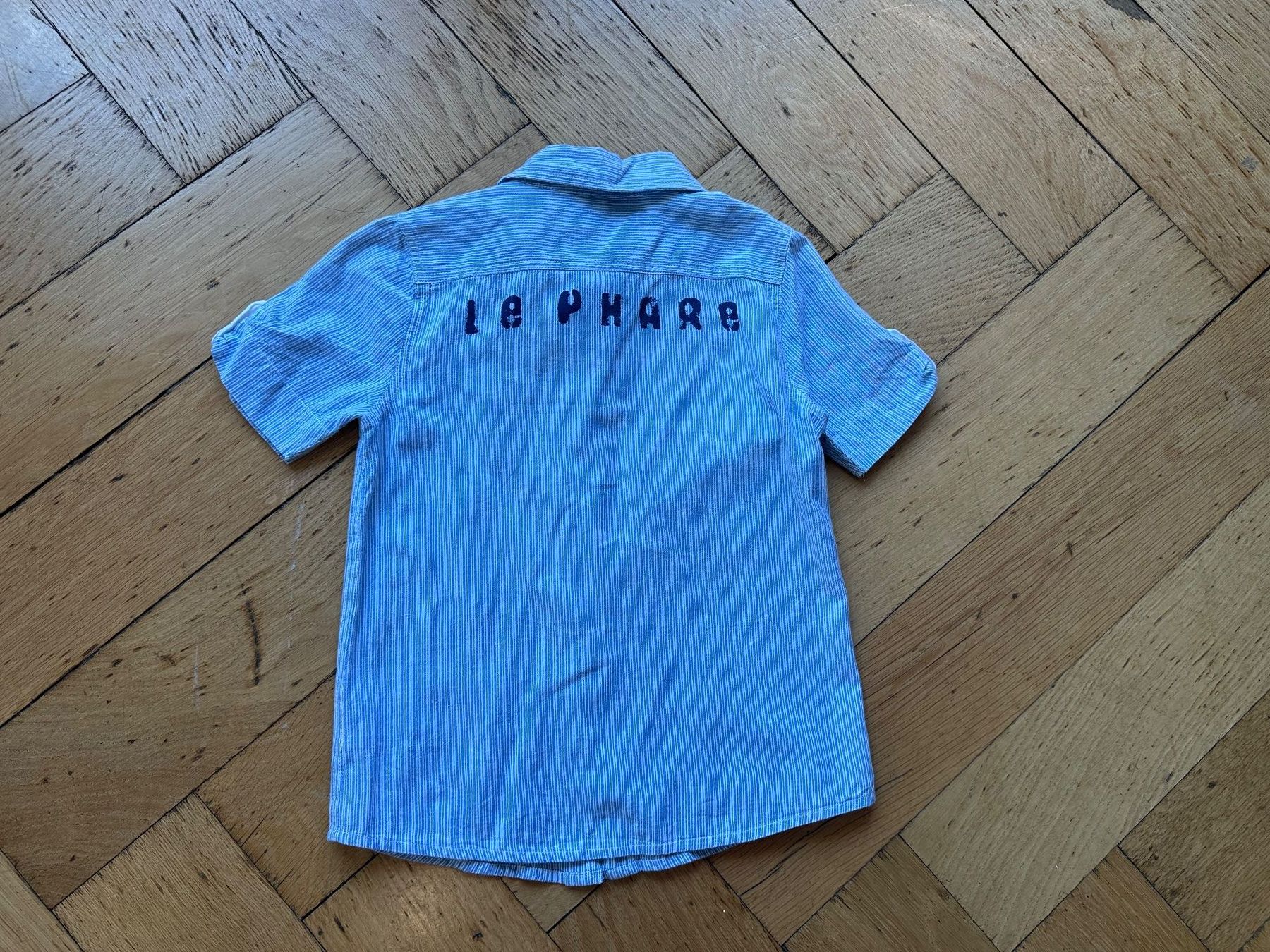 Hemden, T-Shirts & Polos: Kinder Hemd, Le Phare de la Baleine, Gr. 128 – Gebraucht aus Zuerich von Tozde 1